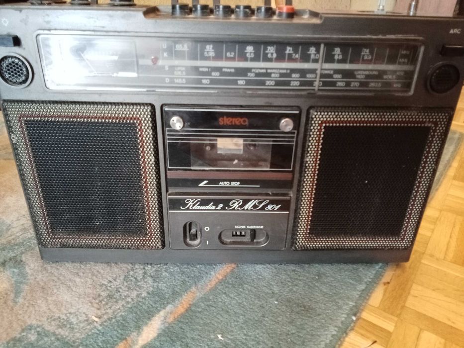 Klaudia 2 UNITRA ekstra 801 stary radiomagnetofon