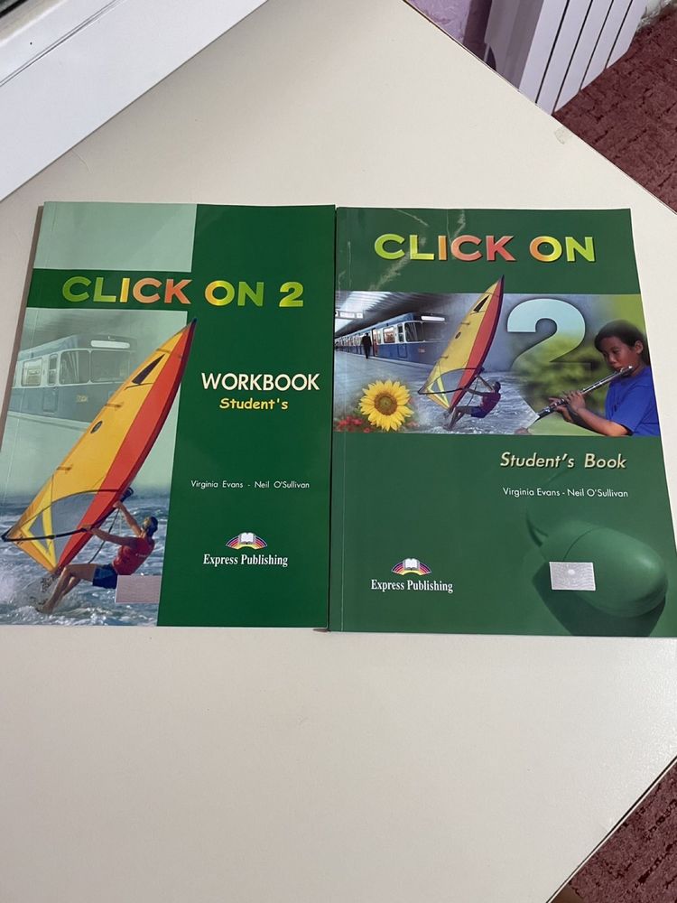 Тетрадь английского языка Click On 2, Student's book + Workbook