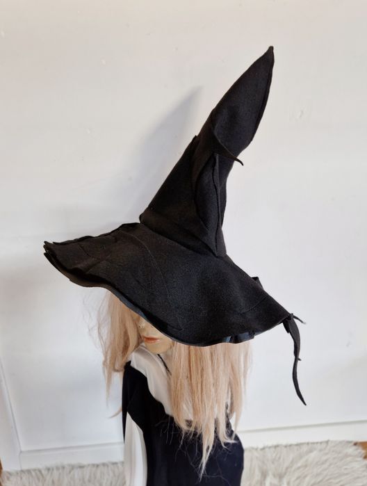 Supreme witch ręcznie szyty kapelusz czarownicy wiedźma na Halloween