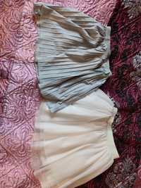 Spódnica Spódniczki 122 tiulowa i plisowana zestaw