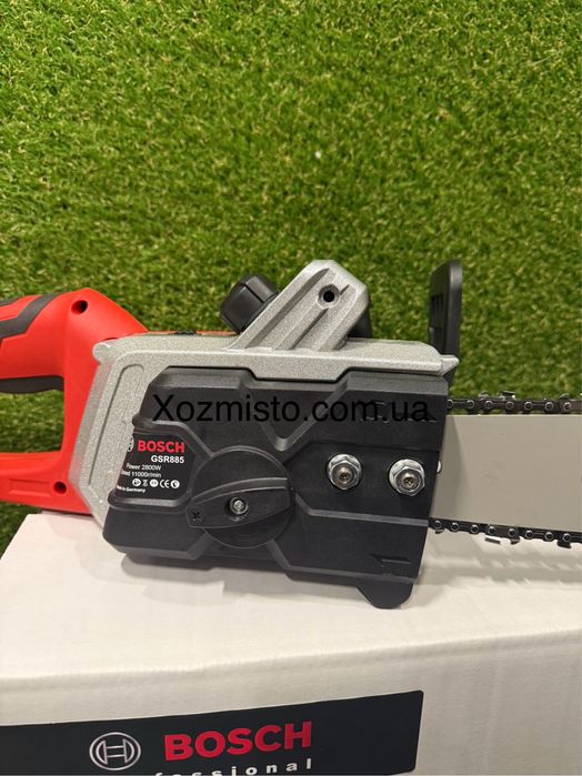 Акумуляторна безщіткова ланцюгова пила Bosch GSR885 (48V,6Ah) з 2 АКБ