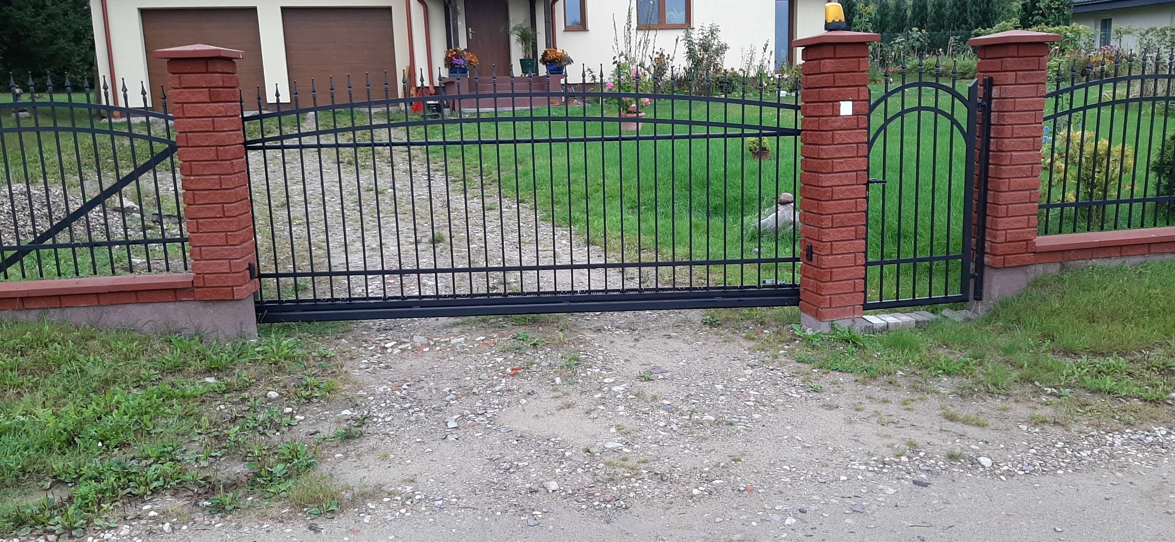 Bramy furtki balustrady ogrodzenia spawanie toczenie tarcz Olsztyn