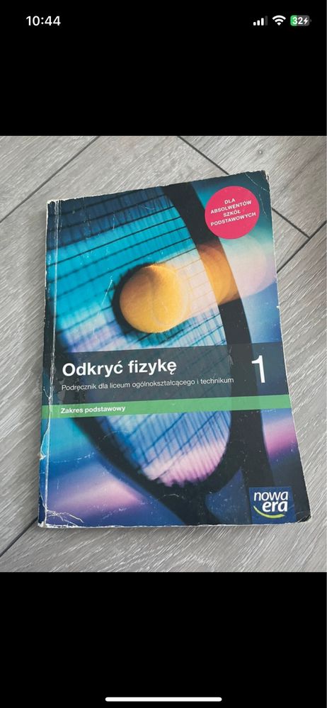 Odkryć fizykę 1, zakres podstawowy