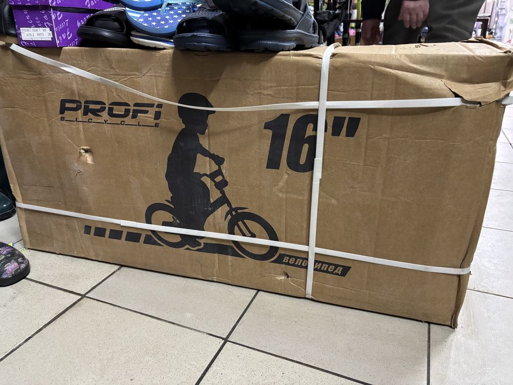 Велосипед дитячий profi 16 синій