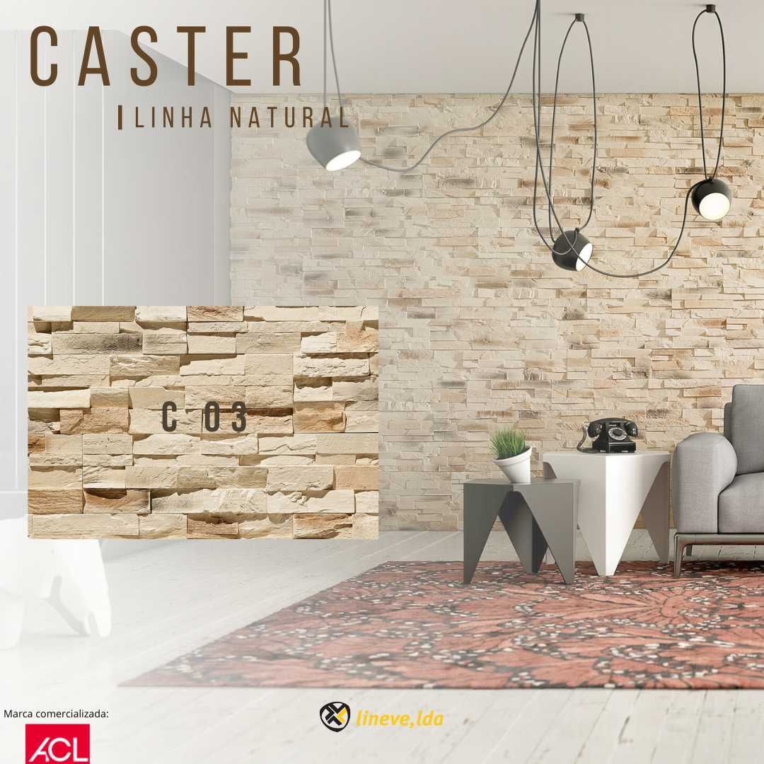 Pedra Decorativa Revestimento de Parede - Linha Natural