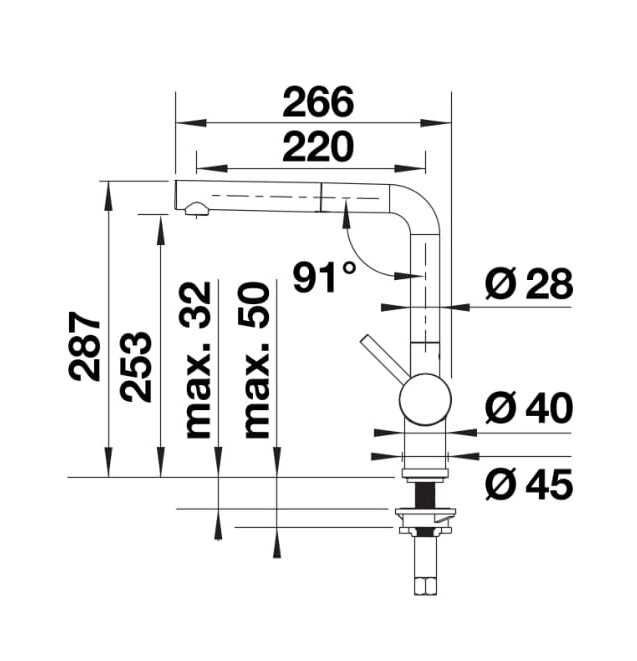 Bateria BLANCO Linus-S 525807 Czarny mat - używana