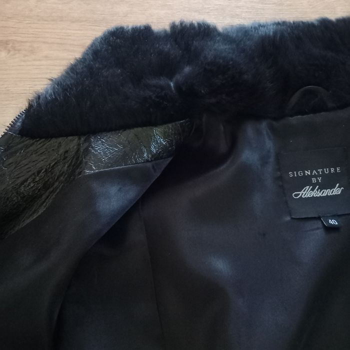 Kamizelka nie Ochnik futro królik skóra naturalna 38 M