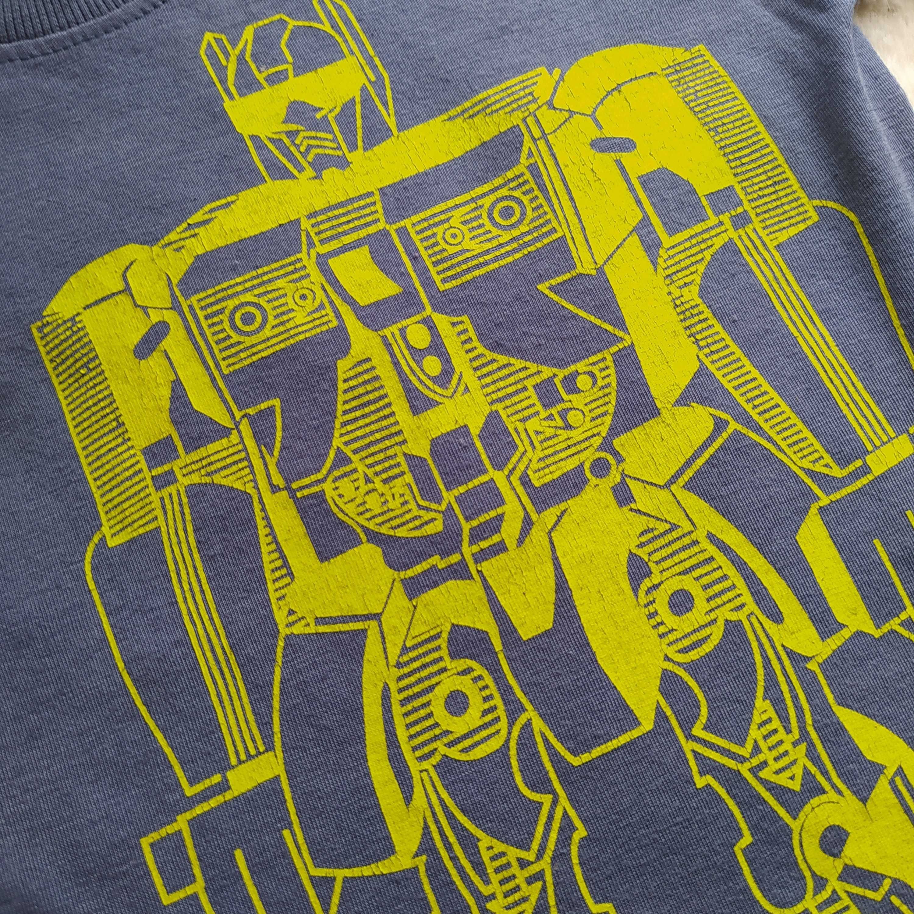 Bluzka Transformers na chłopca granat navy blue