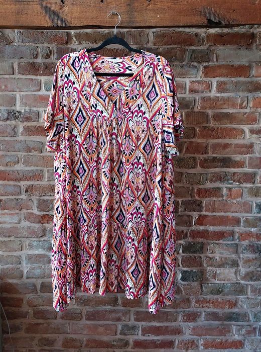 Luźna sukienka w stylu boho L/XXL