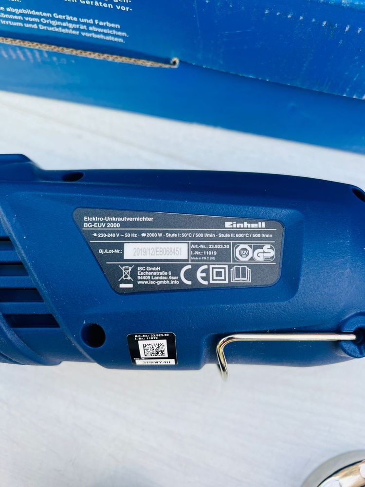 Фен будівельний Einhell BG EUV 2000