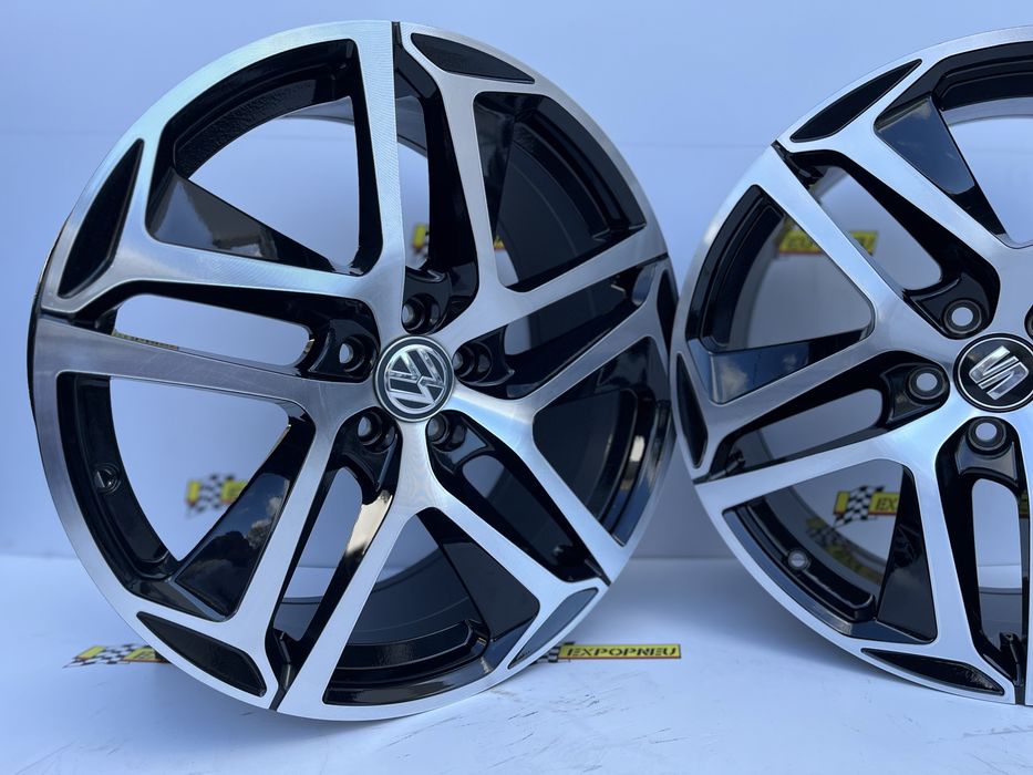 Jantes 18 Seat, Vw, Audi em 5x100. Espaçadores e pintura de bombas