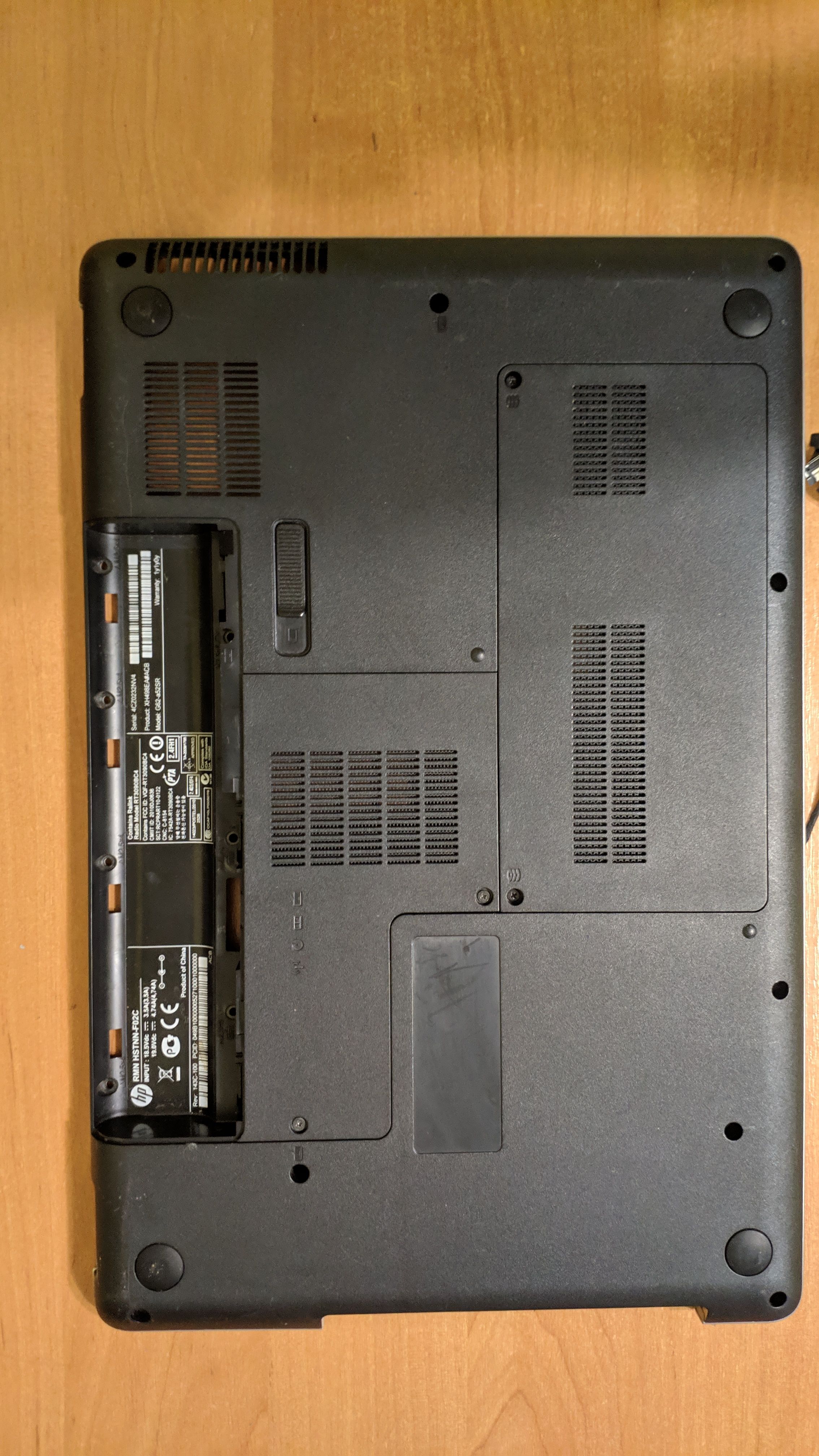 HP g62 запчасти с оригинала