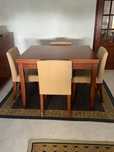 mesa sala jantar+ 4 cadeiras