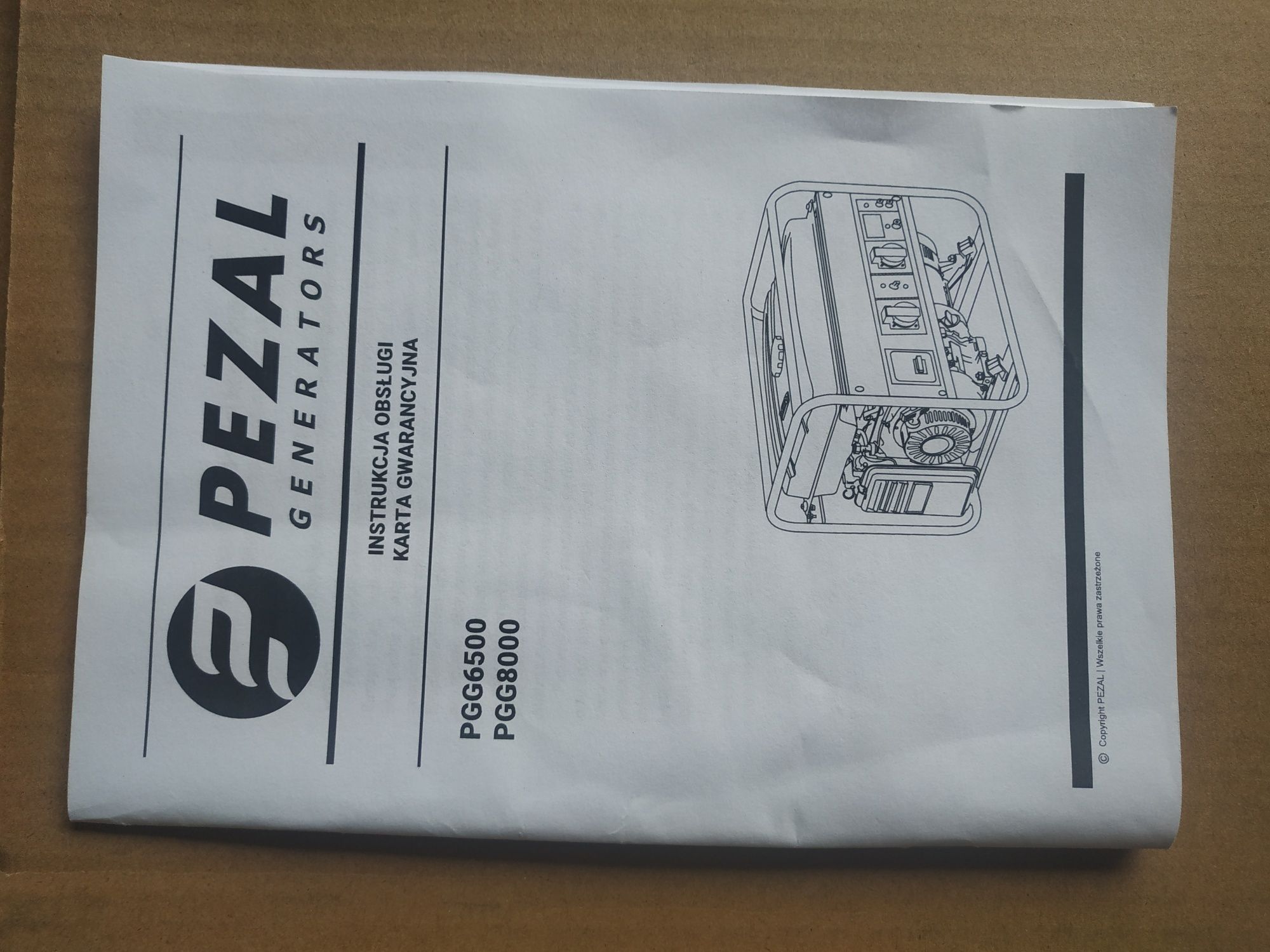 Генератор PEZAL PGG8000X
