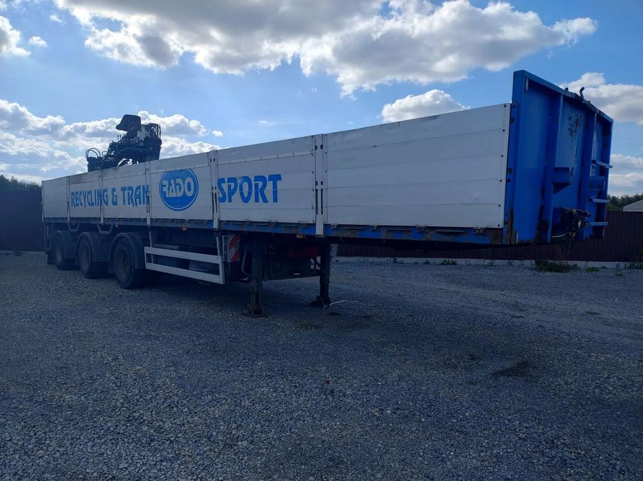 Pacton  Naczepa burtowa Pacton + HDS Kennis 20000R