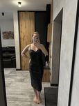 Чорна шкіряна сукня Reserved