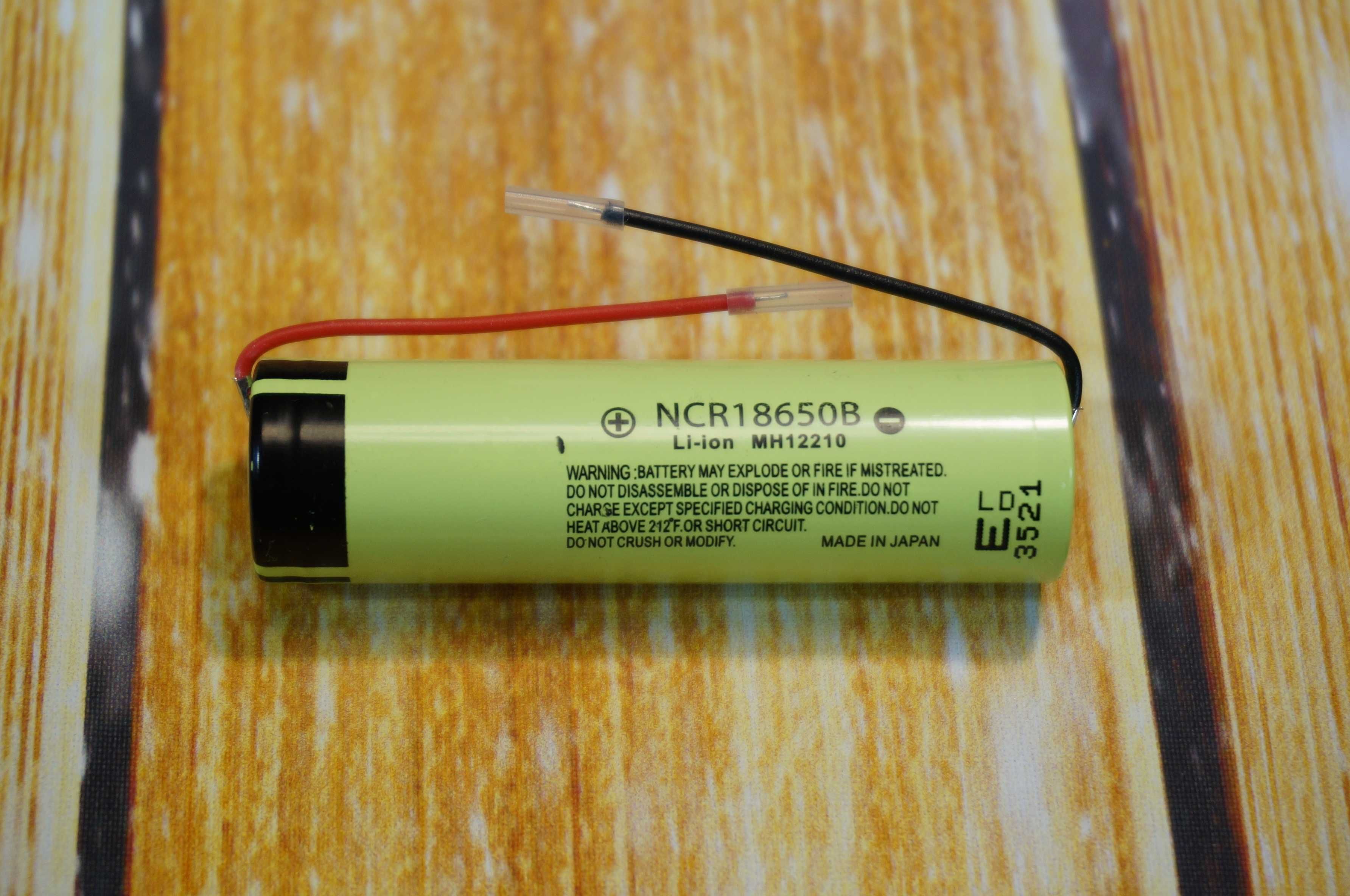 Акумулятори NCR18650B 1900 Mah з пелюстками під пайку