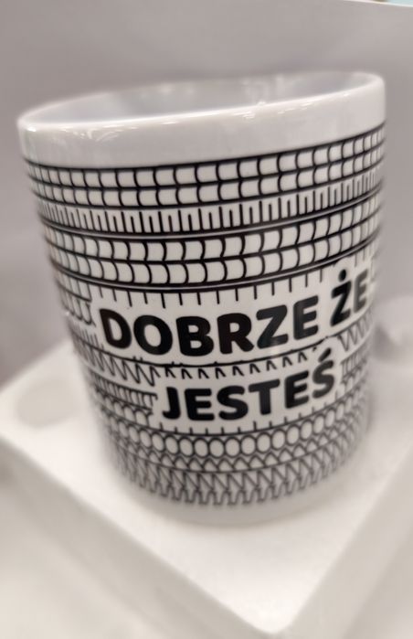 Kubek prezent śmieszny, dobrze że jesteś szkoda że ... Nowy zapakowany