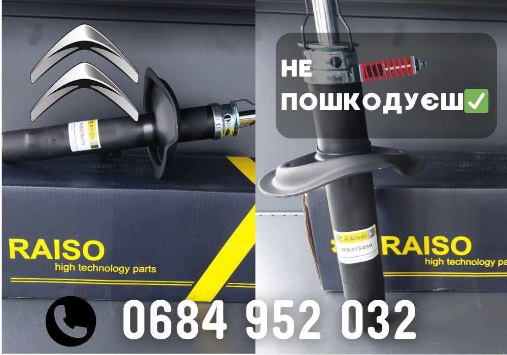 Зручно та швидко! Амортизатор Передній/Задній На Всі Citroën/Сітроен