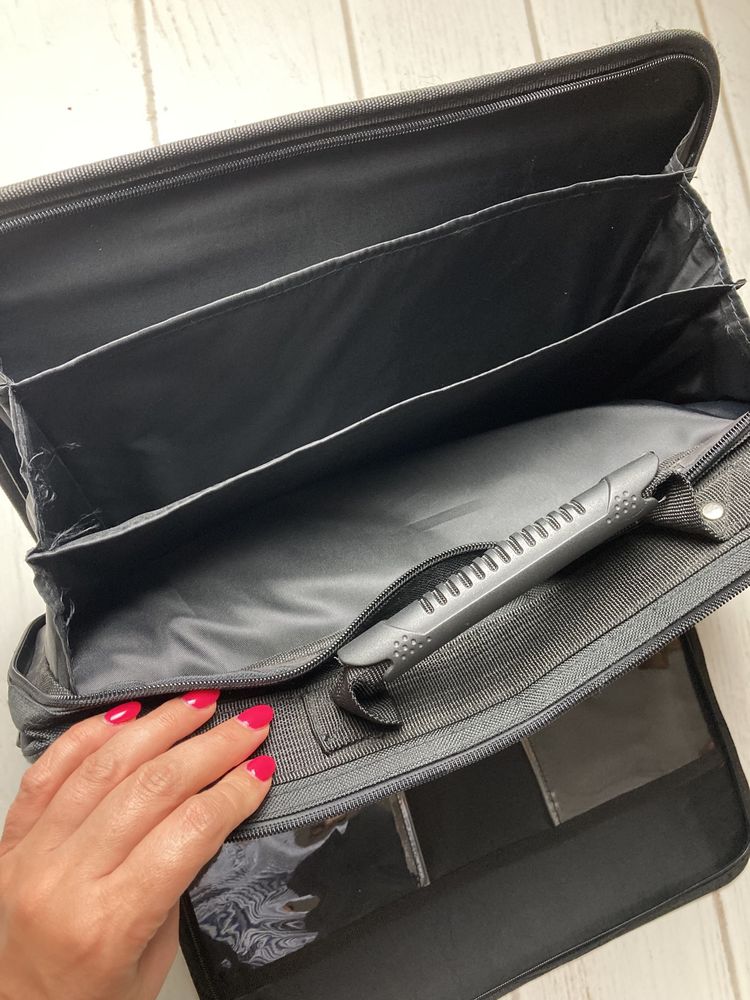 Torba aktówka teczka na laptopa dokumenty czarna nowa