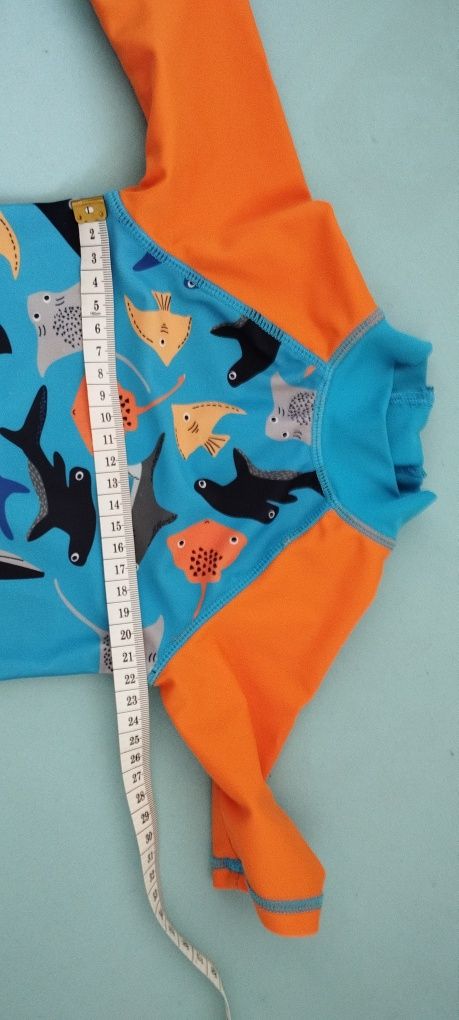 Strój kąpielowy dla chłopca 6-9m Baby shark Motyw morski kąpielówki