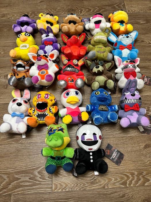 Плюшевые игрушки 5 Ночей с Фредди Фнаф Бони Фокси Чика Спрингтрап Манг