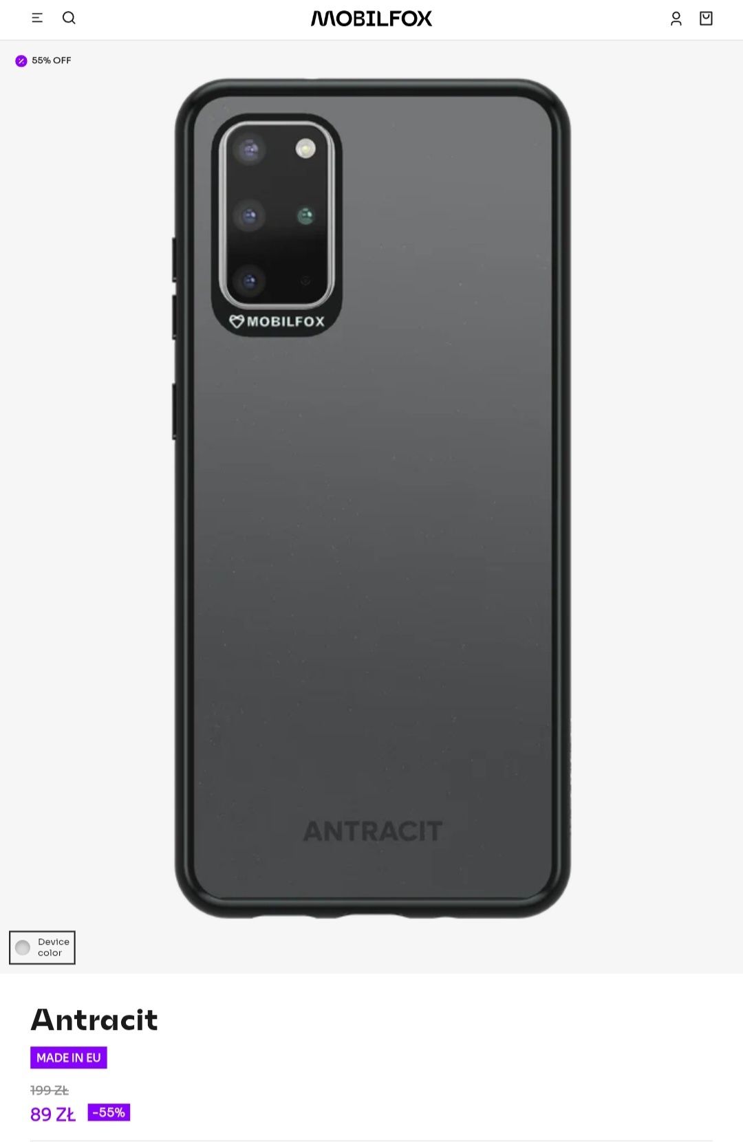 2 Etui Mobilfox Samsung s20+