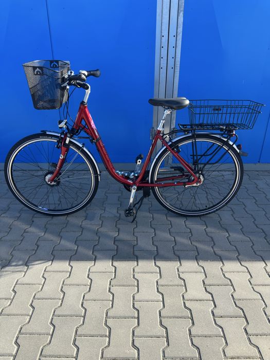 Sprzedam niemiecki rower miejski Pegasus Solero czerwony 28” koła