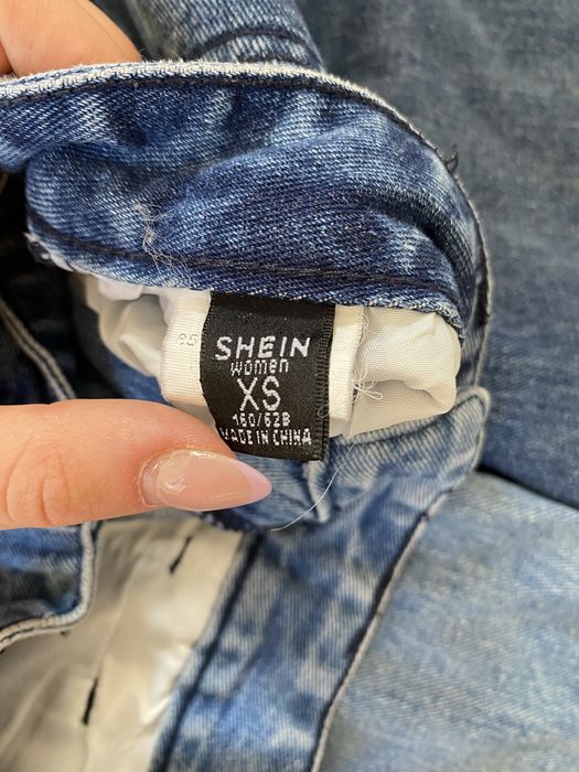 jeansy z Shein, rozmiar xs