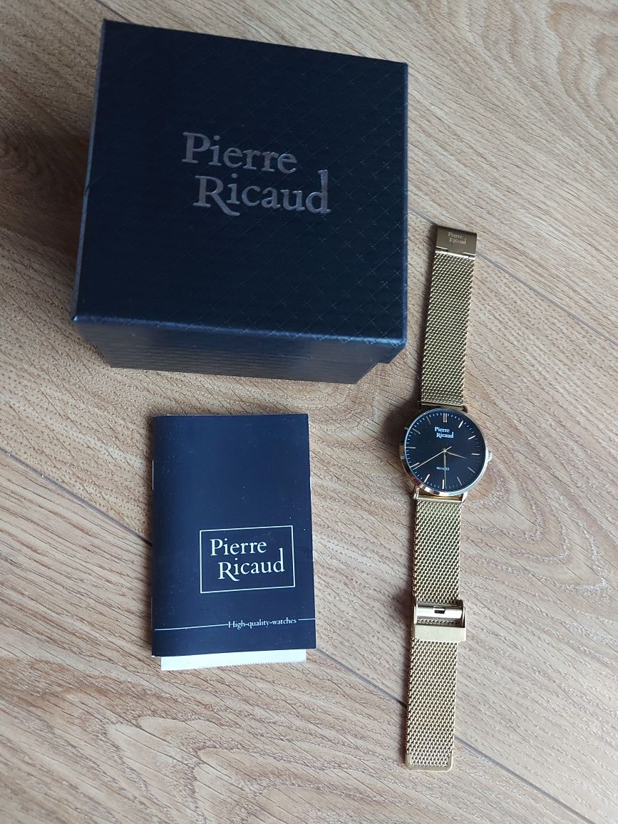 zegarek złoty Pierre Ricaud