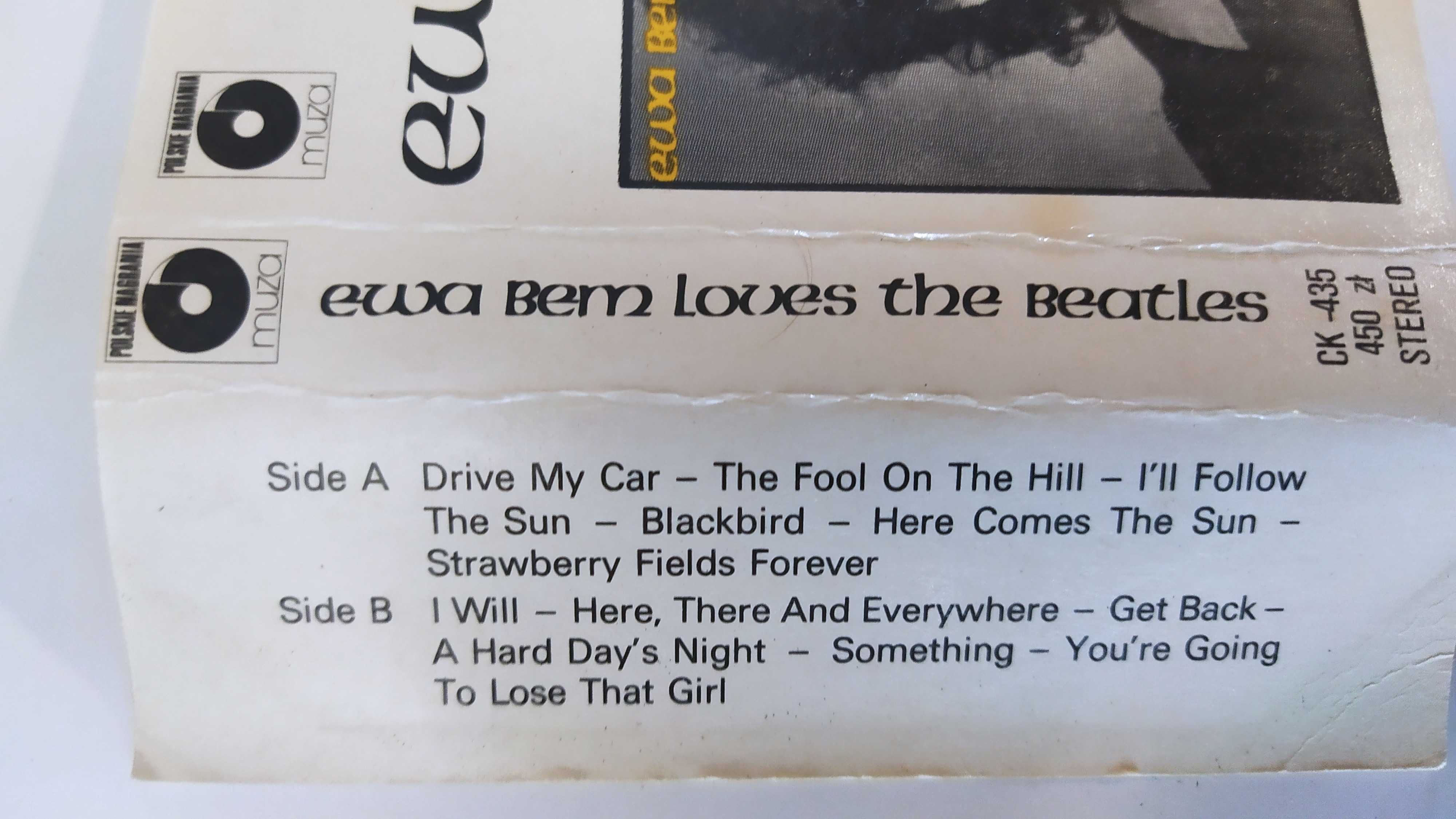 Ewa BEM Loves The Beatles kaseta MC OPIS ważne poligrafia