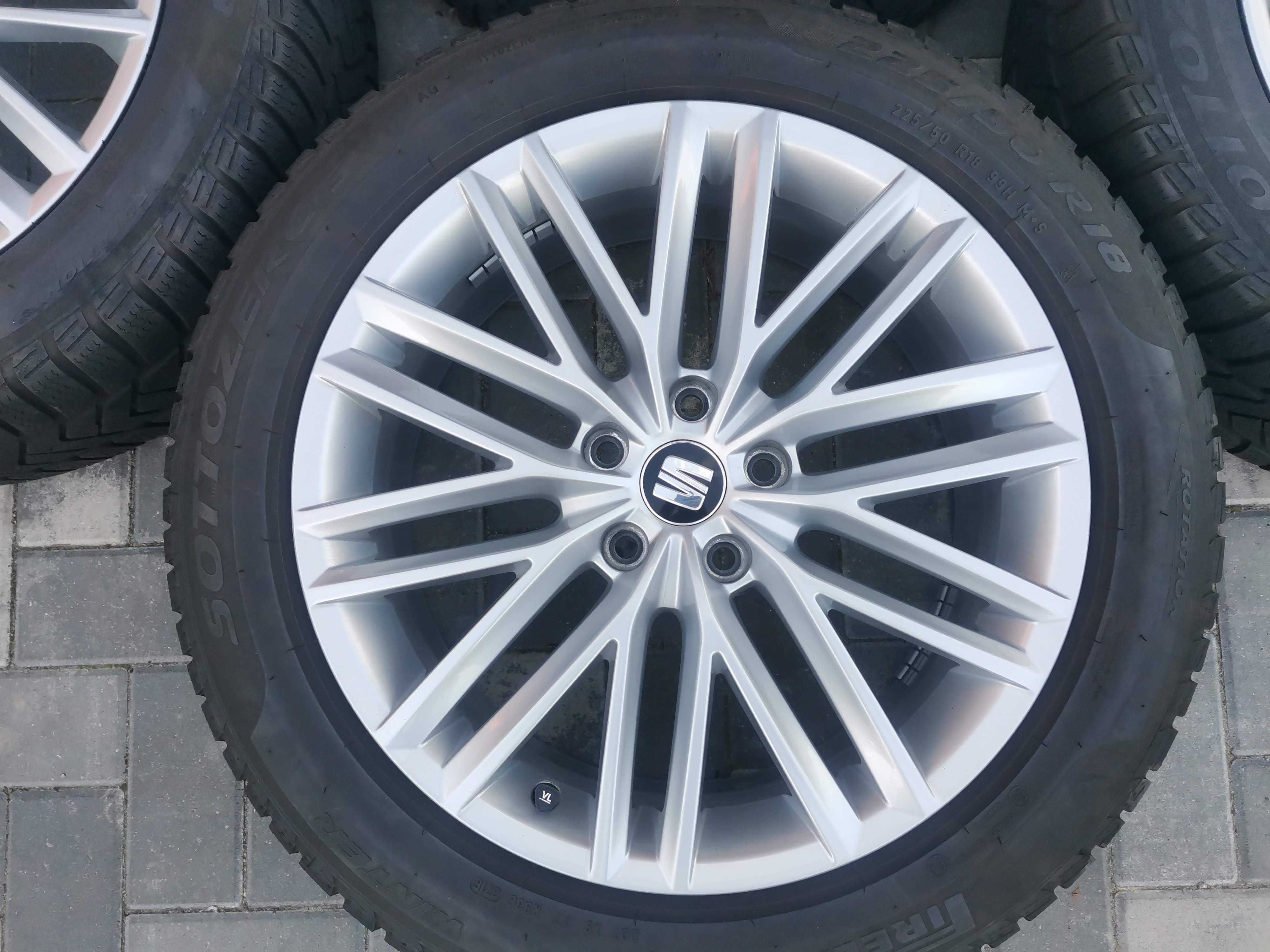 Felgi SEAT ATECA Leon VW Skoda Octavia 7Jx18H2 5x112 ET45