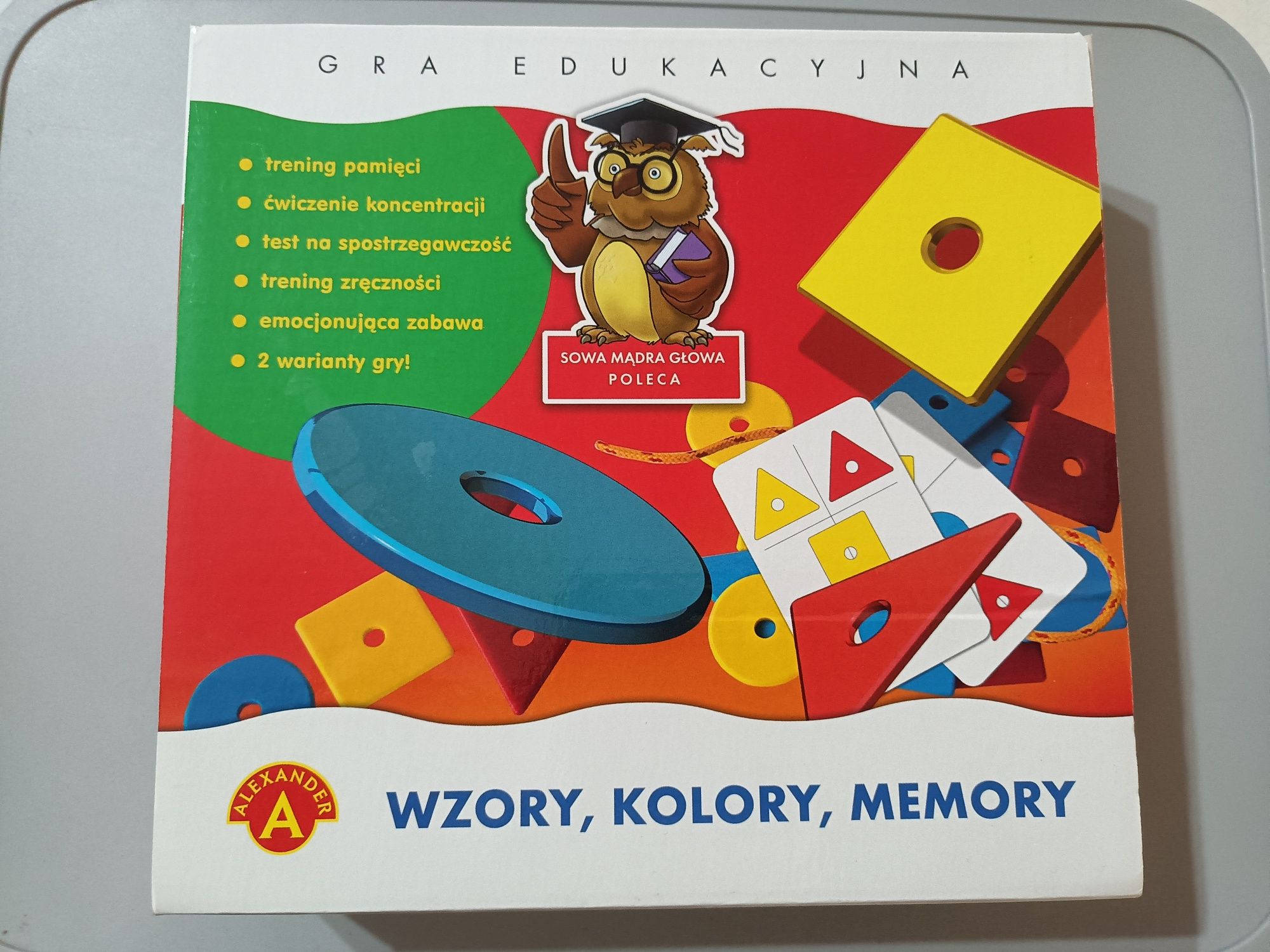 Alexander Gra edukacyjna wzory kolory memory pamięć logiczna