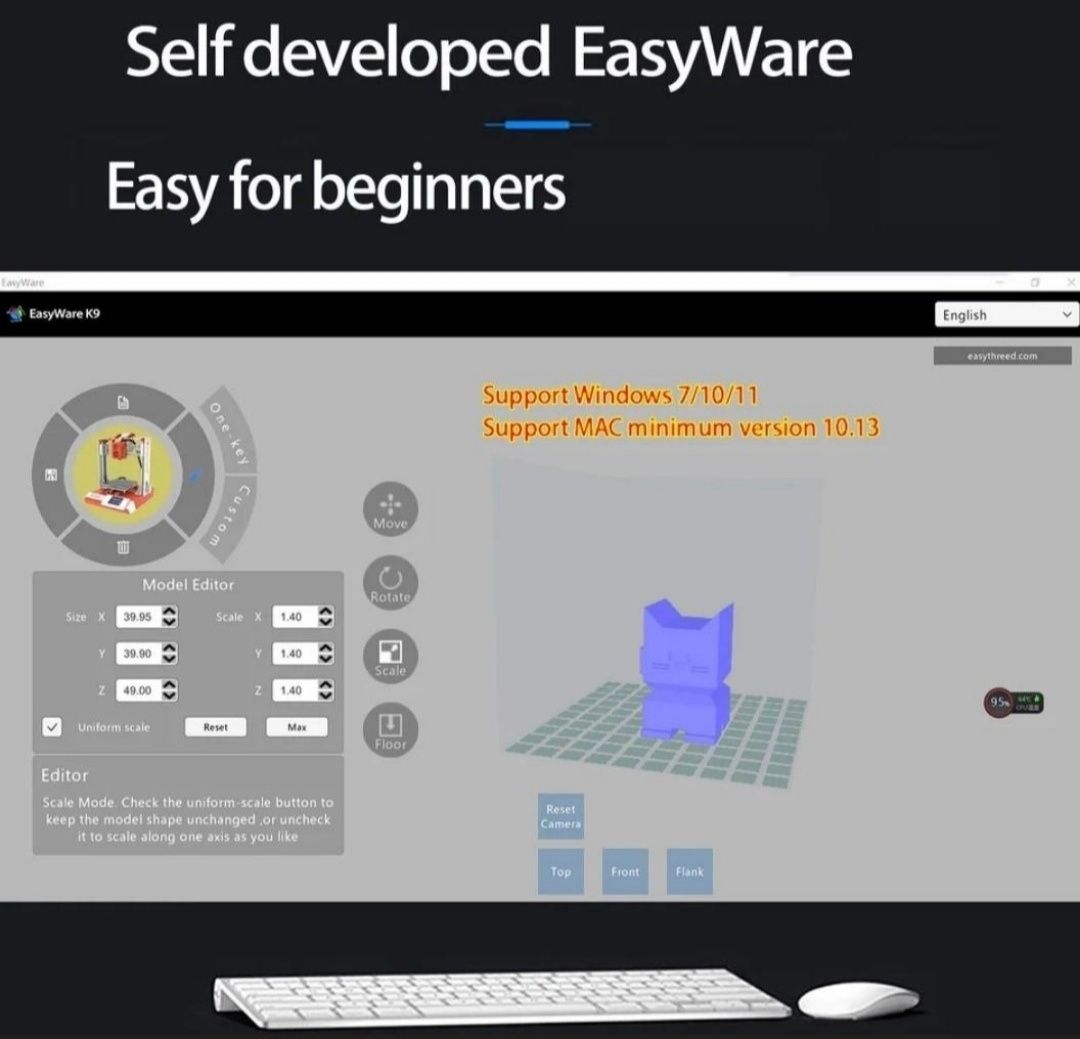 3d принтер easythreed k9