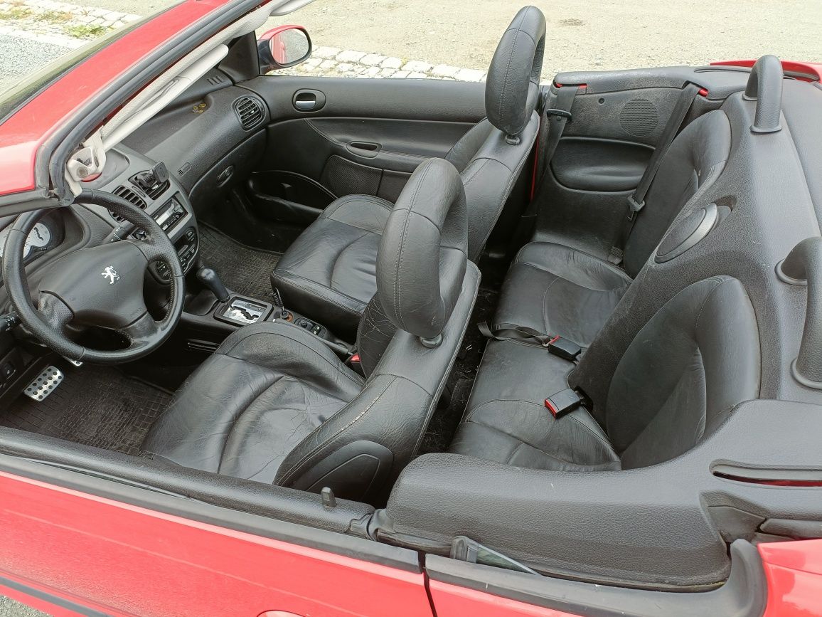 Peugeot 206 CC Cabrio 1.6 Automat klimatyzacja niski przebieg