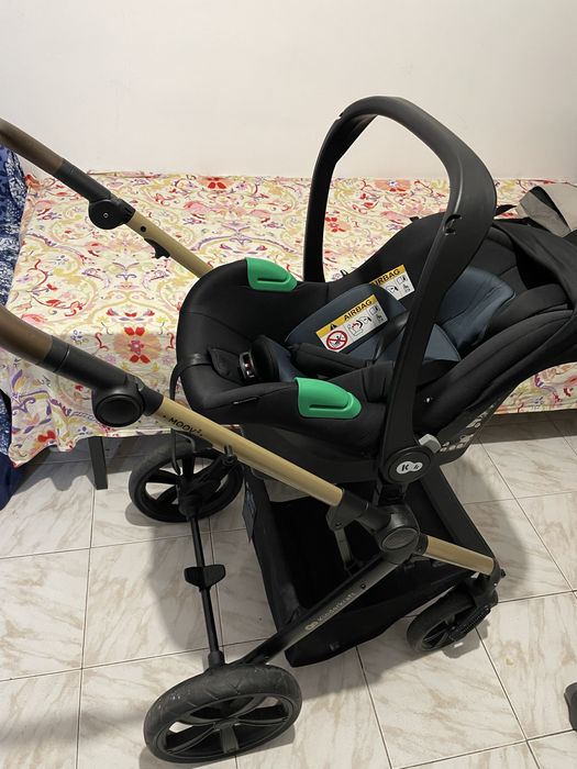 Carrinho de Bebé Multifunções KINDERKRAFT Moov2 Air 3 em 1 (Cinzento)