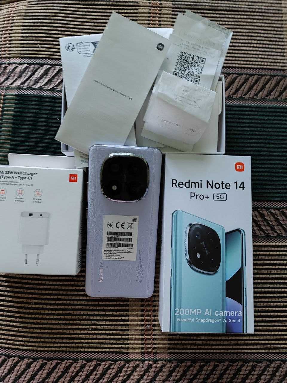Redmi note 14 pro+5G 12/512 GB Lavender Purple