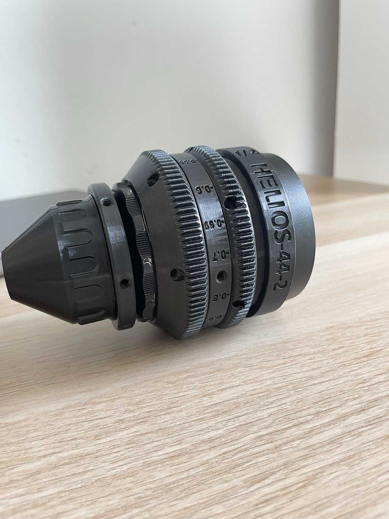 Helios-44-2 + Case 3D