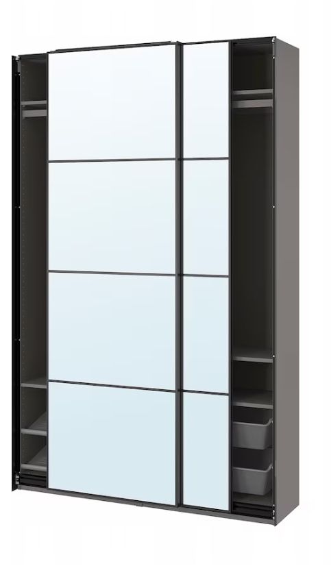 4 x panele lustro lustra Ikea AULI 302.112.75 75x236cm