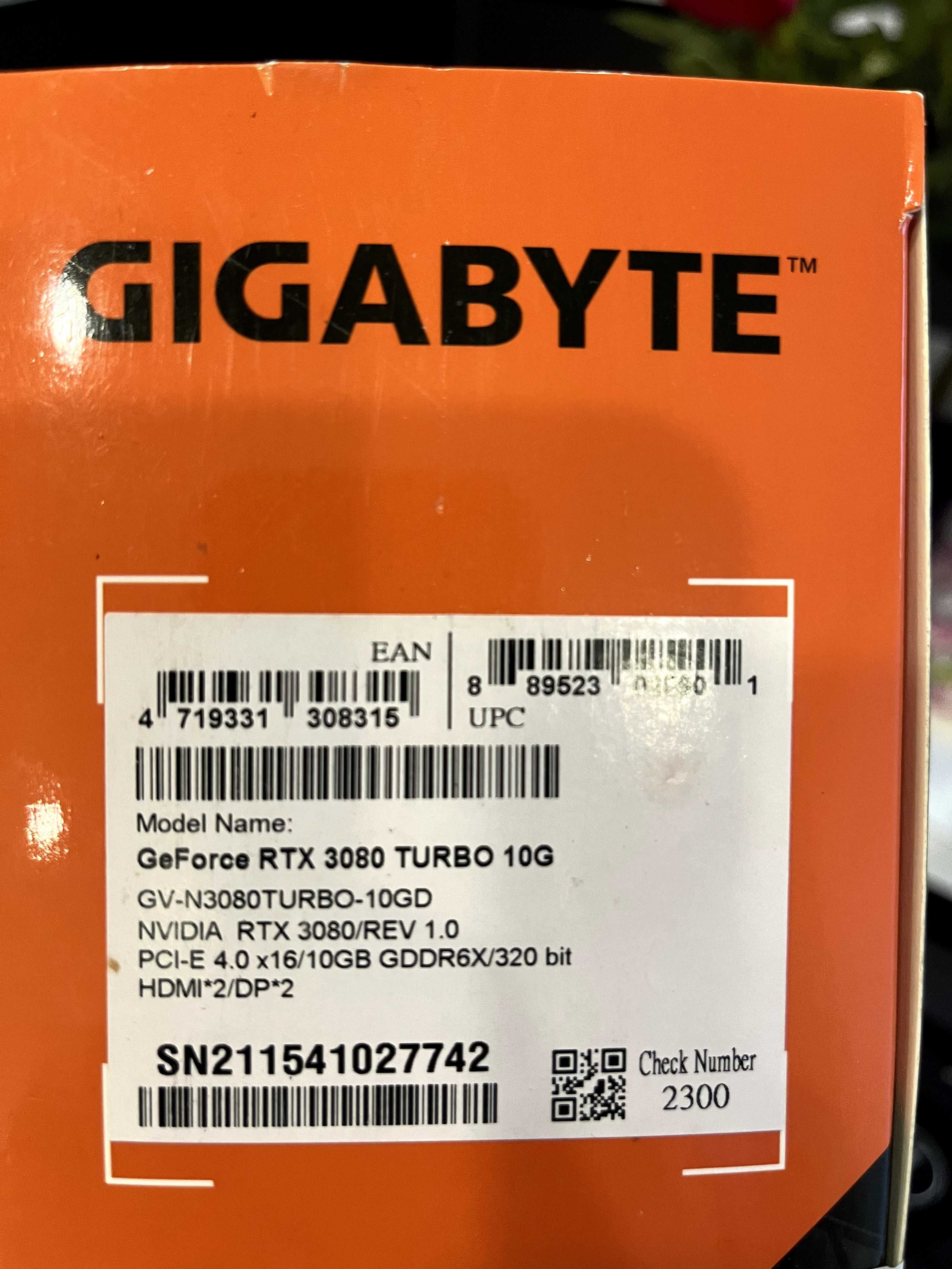 GeForce RTX 3080 TURBO 10G (rev. 1.0) ВЖИВАНА