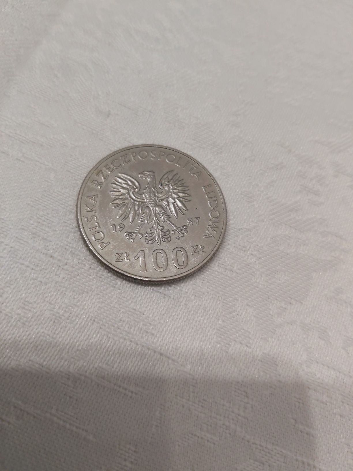 Moneta 100 zł z 1987