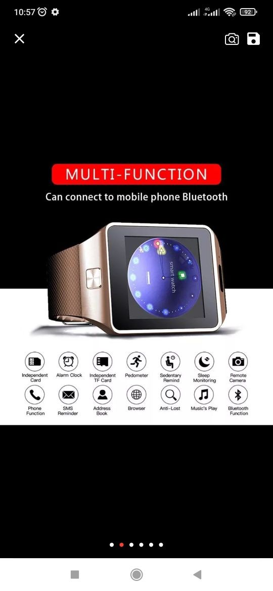 Relógio digital multi funções