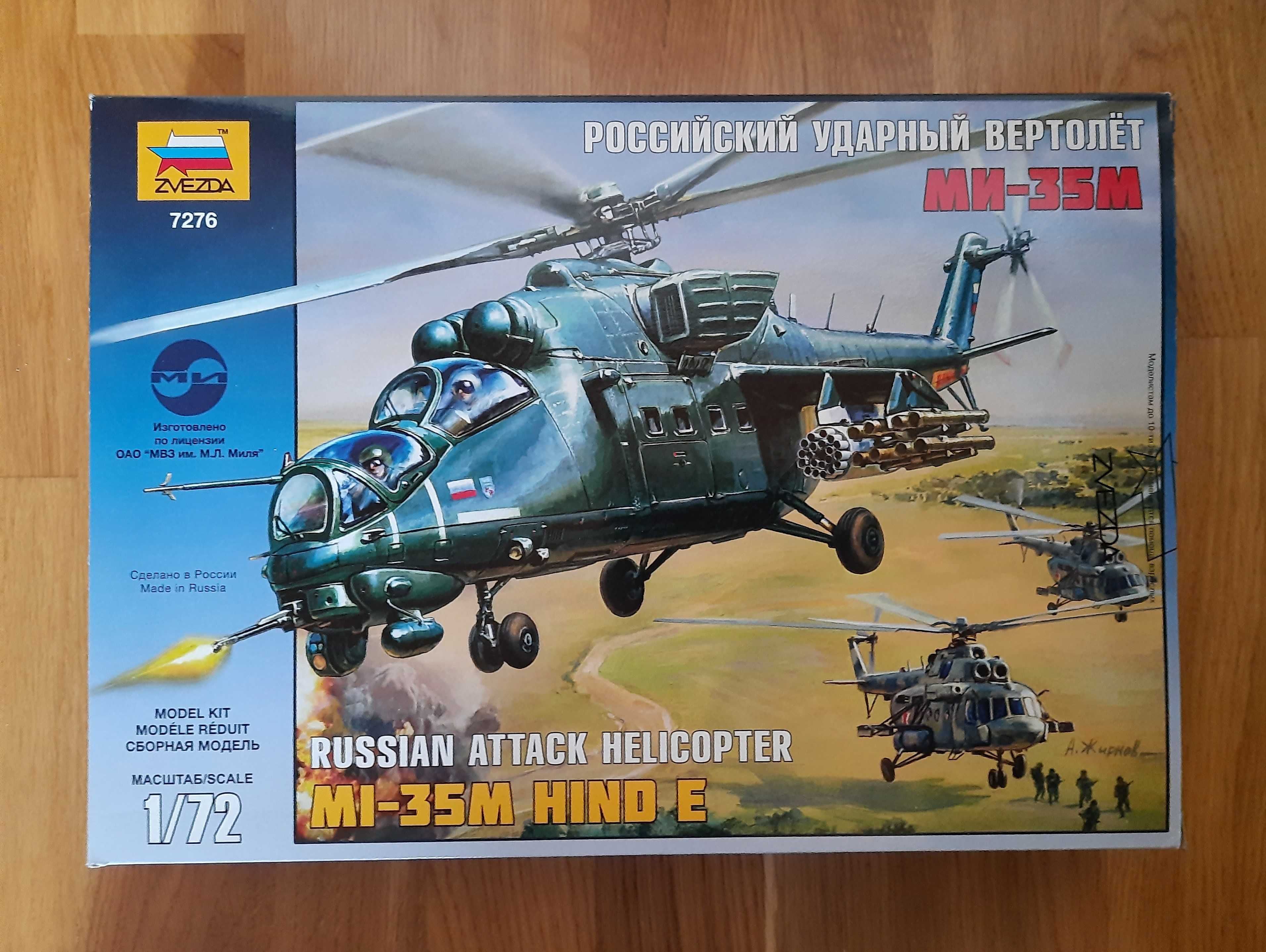 Model do sklejania Zvezda Mi-35M Hind E skala 1/72