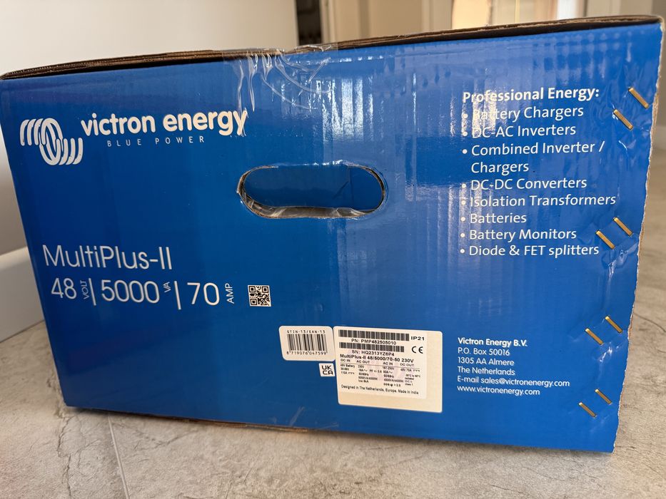Інвертор Victron Multiplus II 48V - 5000VA - 70A НОВИЙ