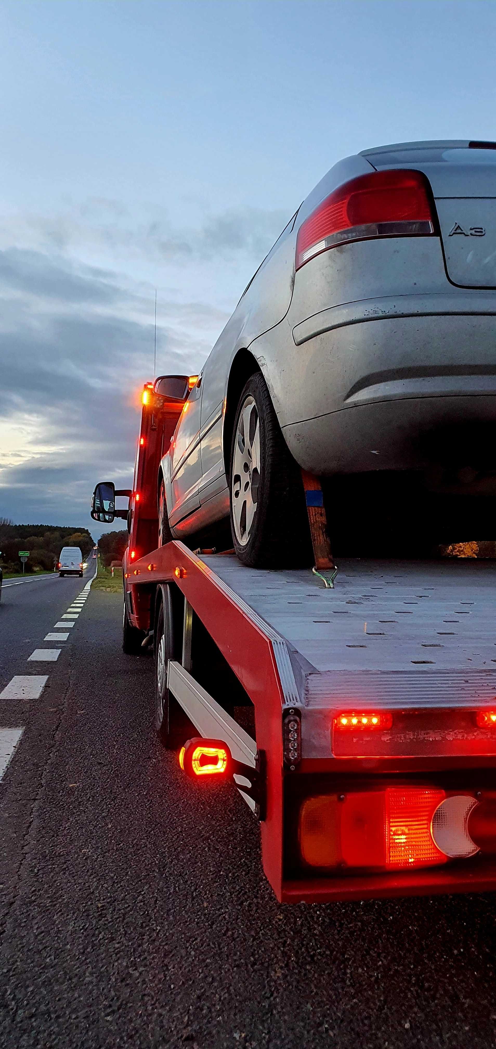 Pomoc drogowa laweta złomowanie pojazdów Żmigród Trzebnica Rawicz