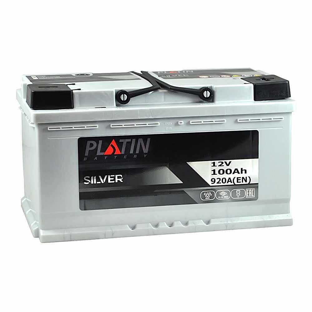 Автомобільний акумулятор PLATIN SILVER MF 6СТ-100 Ah R+ 920 A (EN)