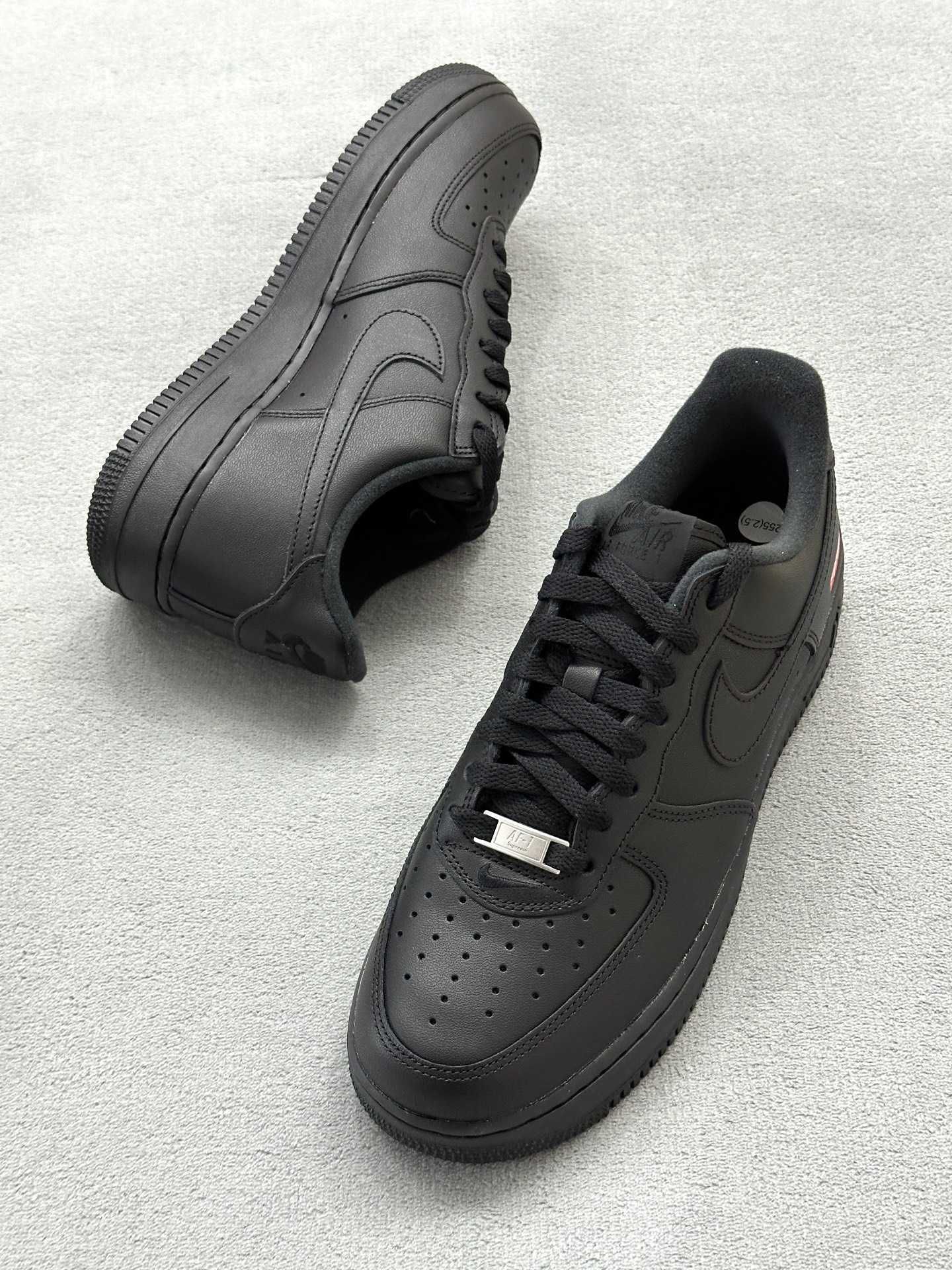 Buty męskie Air _Force 1 Low_Nike_SupremeBlack EU.