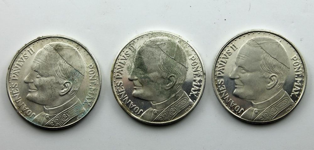 Moedas de Prata Papa João Paulo II