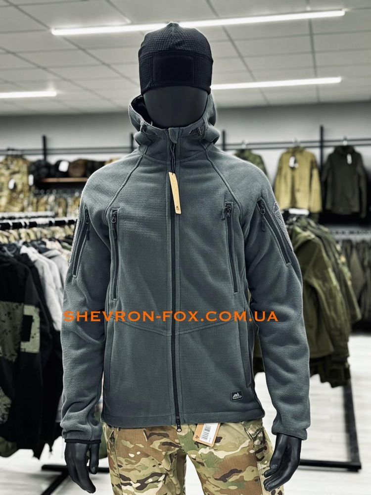 Флісова кофта Helikon Patriot Mk2 Hybrid Fleece - Shadow Grey/Black