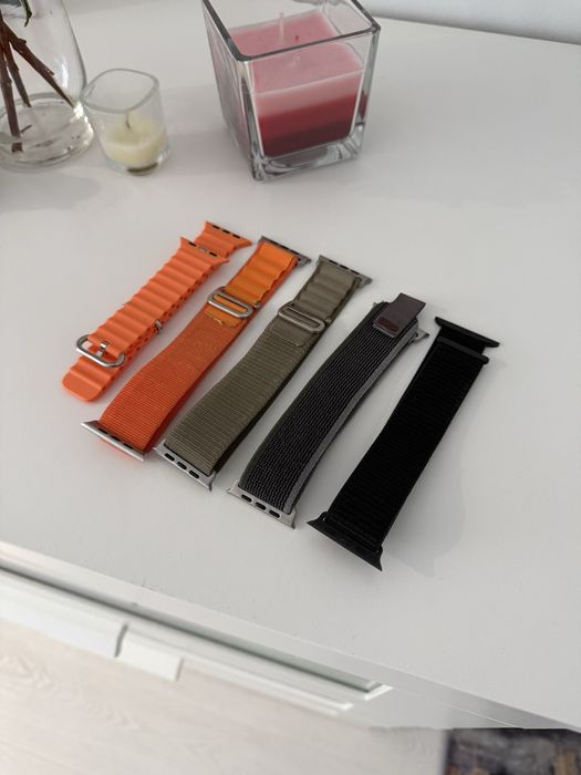 Paski do Apple Watch 4 szt - 49 mm, 46 mm, 45 mm, 44 mm, 42 mm pasek